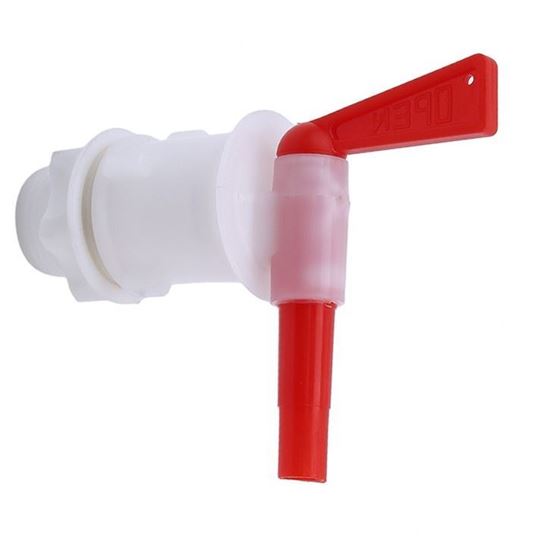 Изображение Кран пластиковый 3/4 поворотный без насадки "дрожжеуловитель"