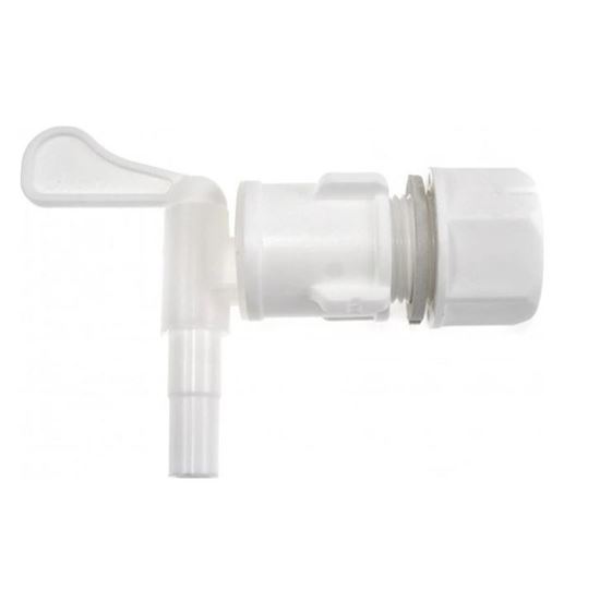 Изображение Кран пластиковый 3/4 с насадкой "дрожжеуловитель"