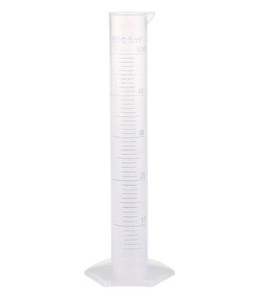 Изображение Цилиндр мерный пластиковый 50 мл