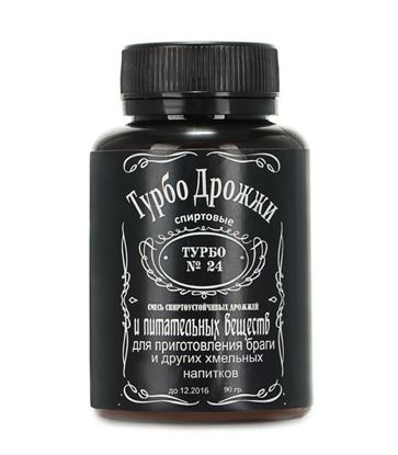Изображение Дрожжи «Турбо 24», 90 гр