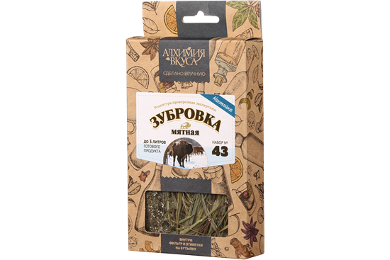 Изображение "Зубровка мятная" Алхимия вкуса