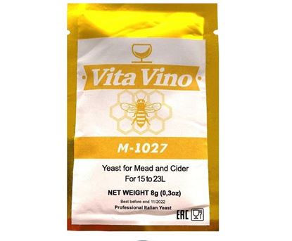 Изображение Дрожжи для медовухи Vita Vino M-1027