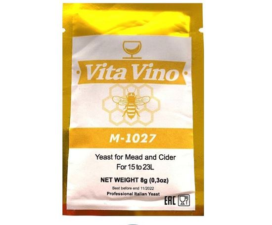 Изображение Дрожжи для медовухи Vita Vino M-1027