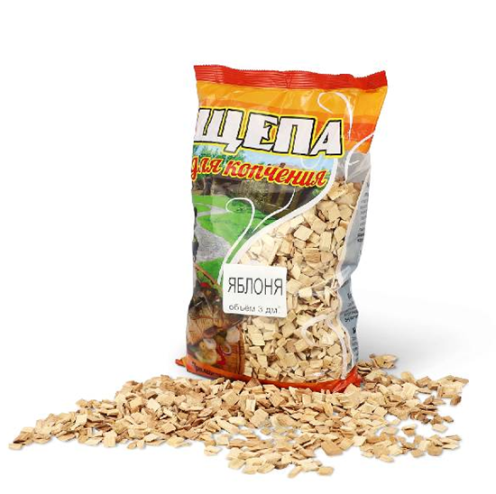 Изображение Щепа для копчения Яблоко 500 гр.