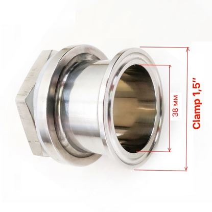 Изображение Врезка в перегонный куб Clamp 1,5 дюйма