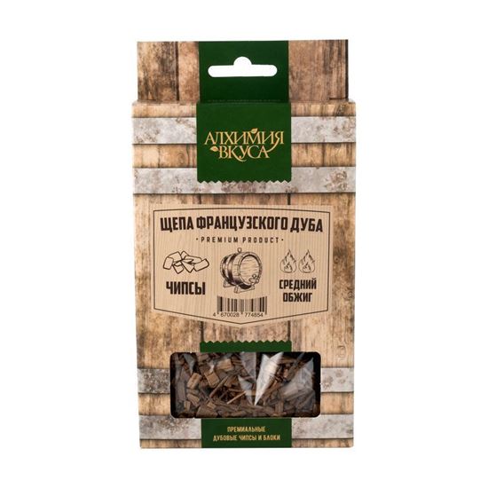 Изображение Щепа французского дуба (чипсы, средний обжиг), 20 г