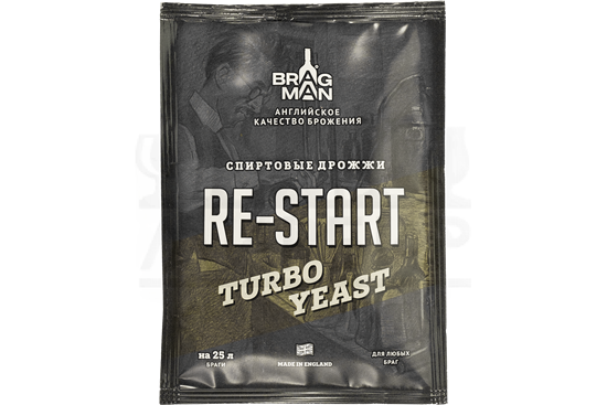 Изображение Дрожжи Bragman Restart Turbo, 50 г