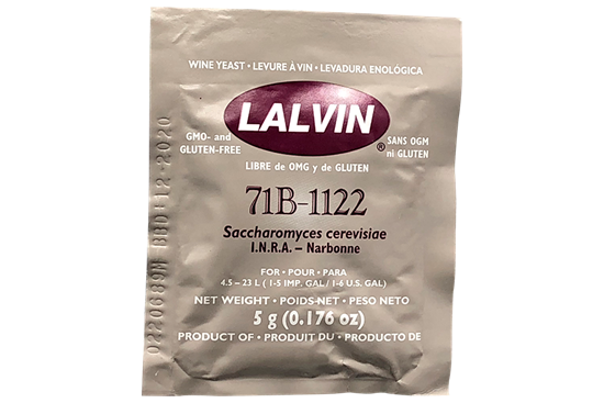 Изображение Винные дрожжи Lalvin "71B-1122", 5 г
