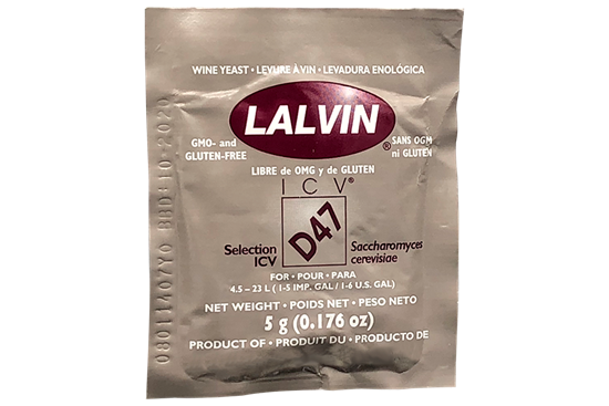 Изображение Винные дрожжи Lalvin "ICV/D47", 5 г