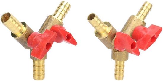 Изображение Кран-тройник на шланг 8 мм