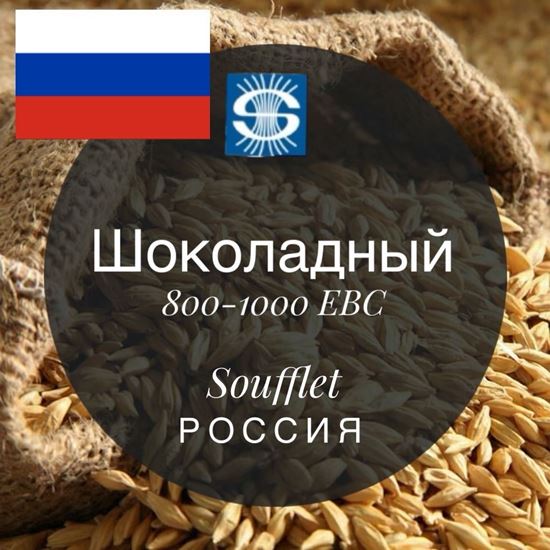 Изображение Шоколадный 800-1000 EBC (Soufflet), 1 кг